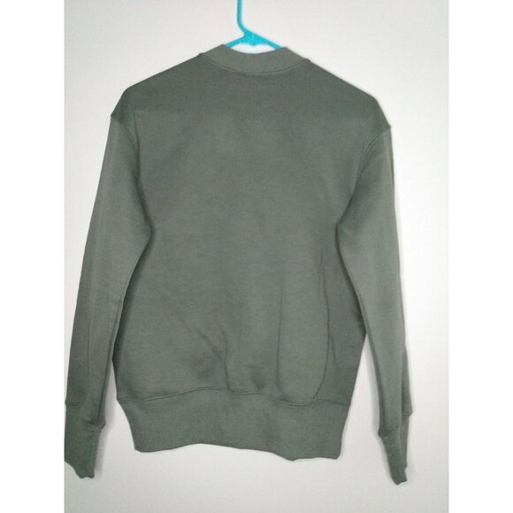 Disney Minnie Mouse Womens XS Green Long Sleeve Crew Neck Sweatshirt Fleece NEW - Picture 3 of 5